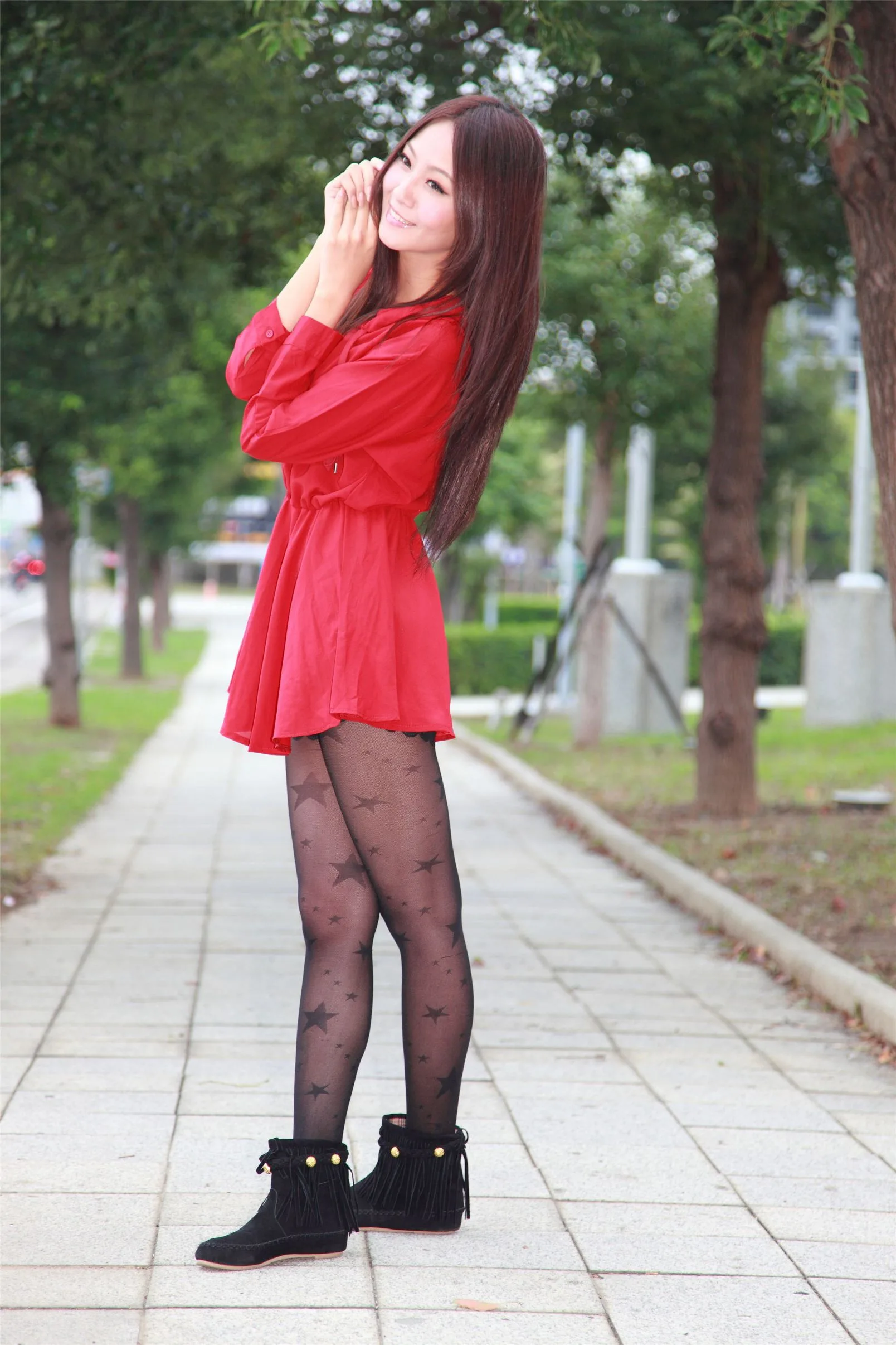 [Buổi chụp ảnh ngoài trời của Beautyleg] Winnie Xiaoxue - Bộ ảnh đường phố tại Sân vận động huyện Tân Trúc. - 10