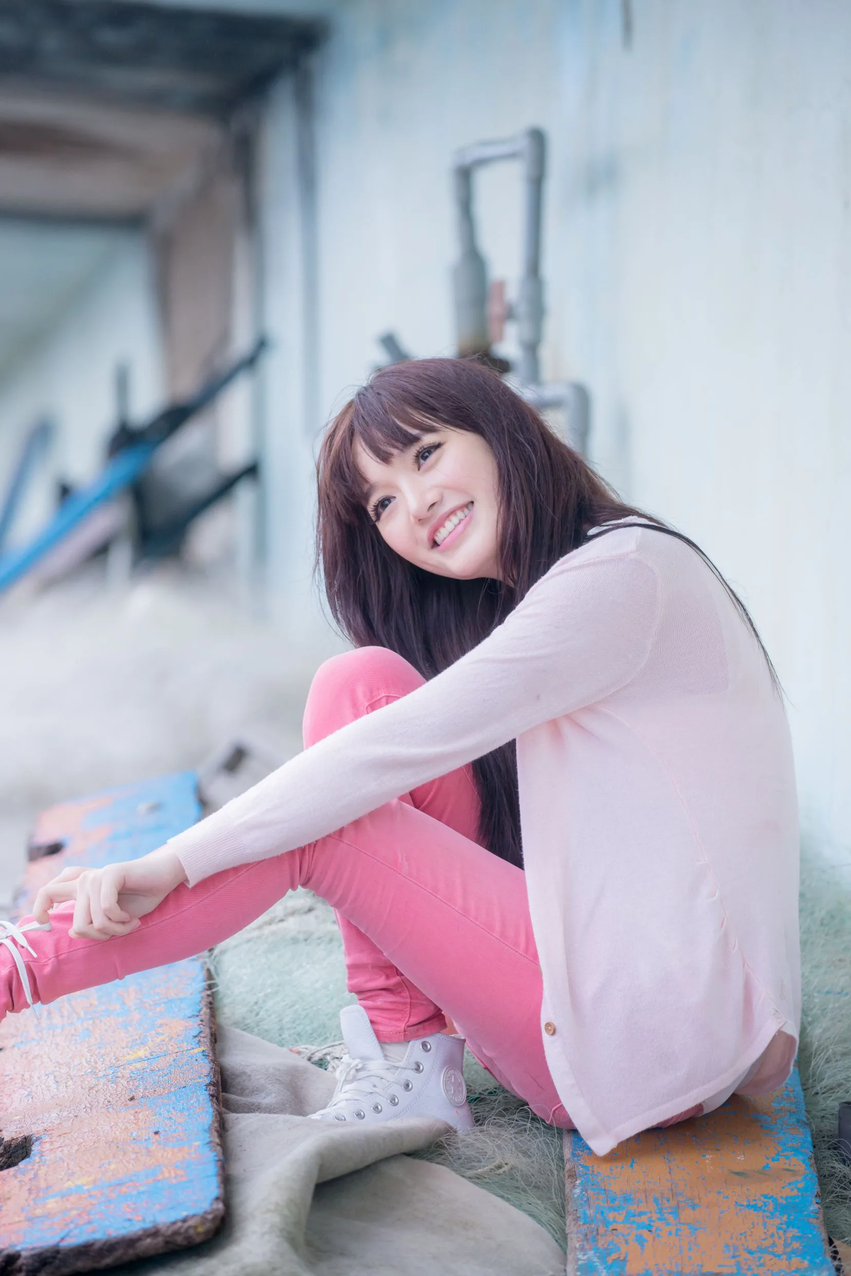 Album ảnh ngoại cảnh độ phân giải cao của cô gái Đài Loan trong sáng và ngây thơ Lin Gangyi - 67